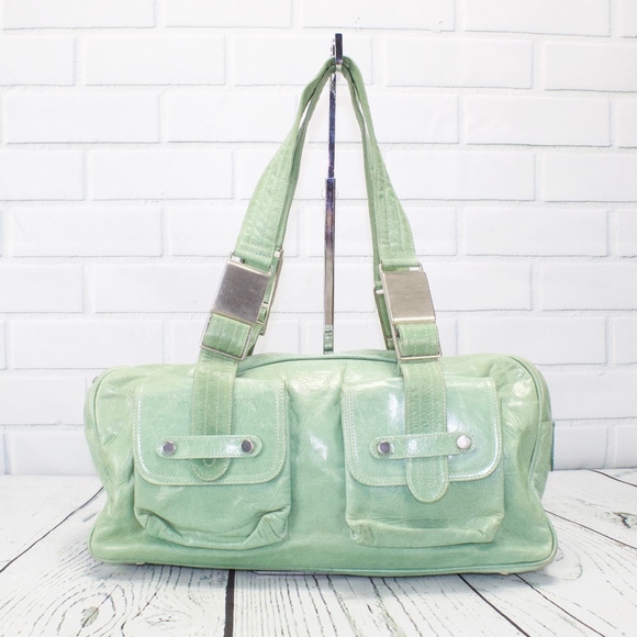 Kale Handbags - Kale Green Leather Handbag Should Bag Purse